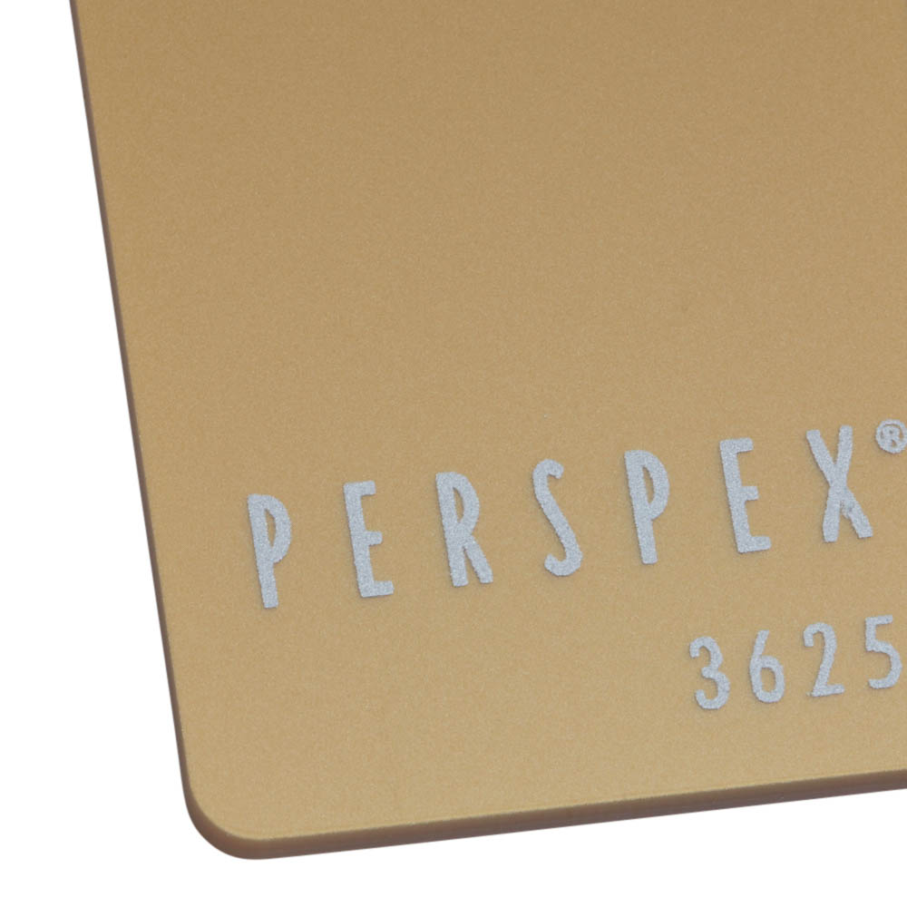 Perspex Gloss-Matt 3625 Gold Metallic Sheet | Plastock