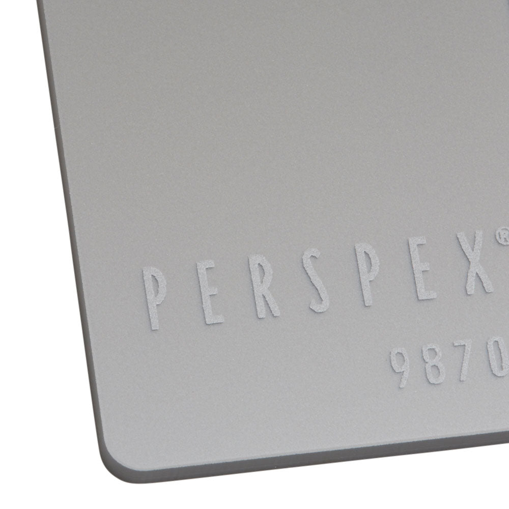 Perspex Gloss 9870 Silver Metallic Sheet | Plastock