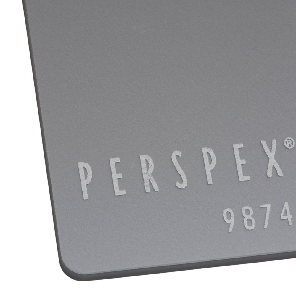 Perspex Gloss 9874 Pewter Silver Metallic Sheet | Plastock