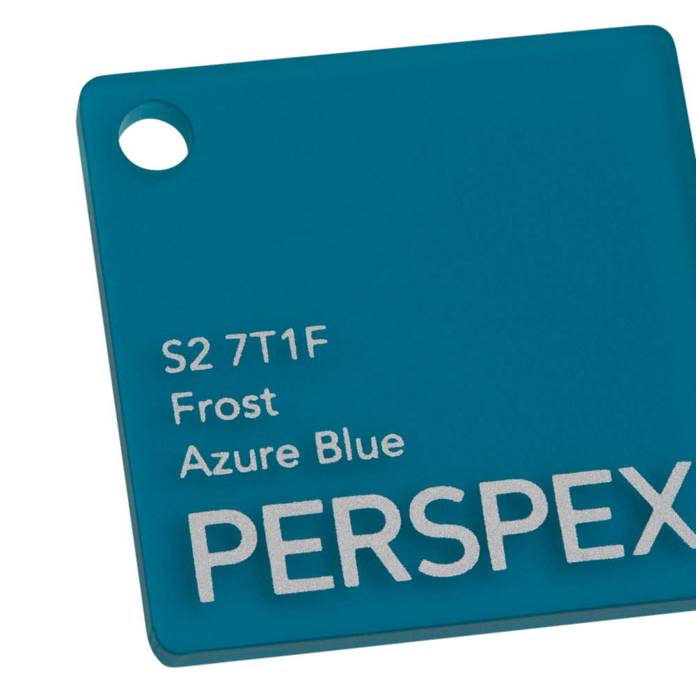 Perspex Frost Azure Blue S2 7T1F Sheet | Plastock