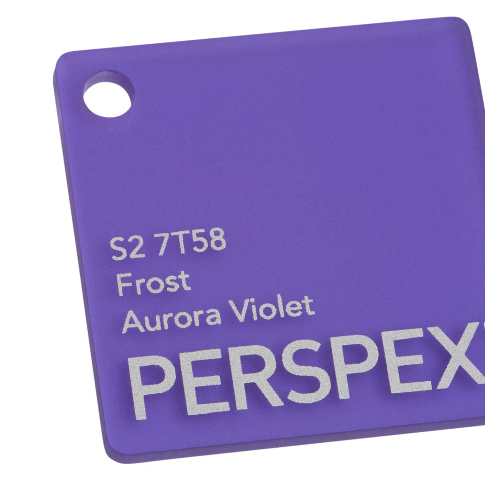 Perspex Frost Aurora Violet S2 7T58 Sheet | Plastock