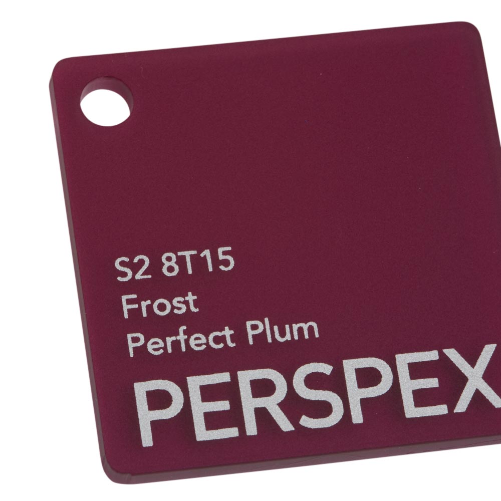 Perspex Frost Perfect Plum S2 8T15 Sheet | Plastock