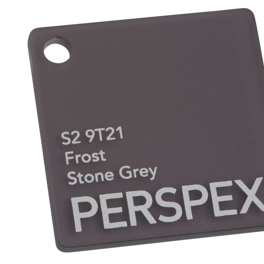 Perspex Frost Stone Grey S2 9T21 Sheet | Plastock