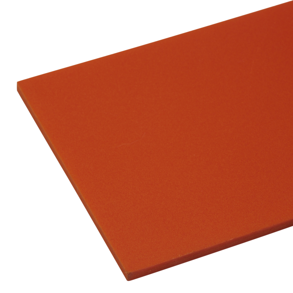 Ex-Cel Foam PVC Orange Sheet | Plastock