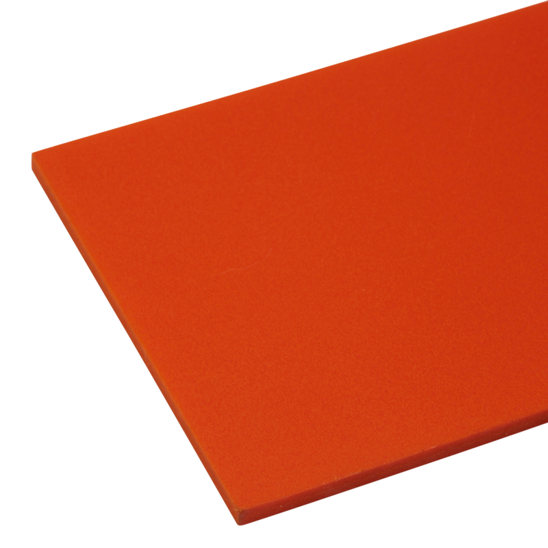 ExCel Foam PVC Orange Sheet Plastock