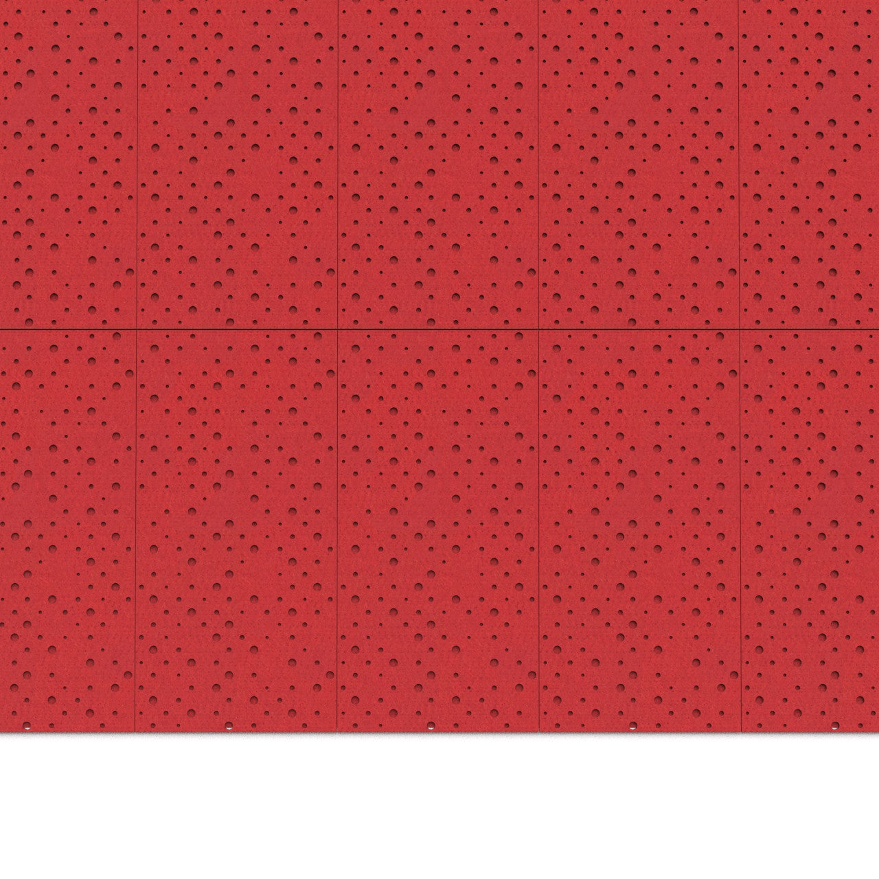 100% Recycled PET Felt ''Points'' Acoustic Panel Wine | Plastock
