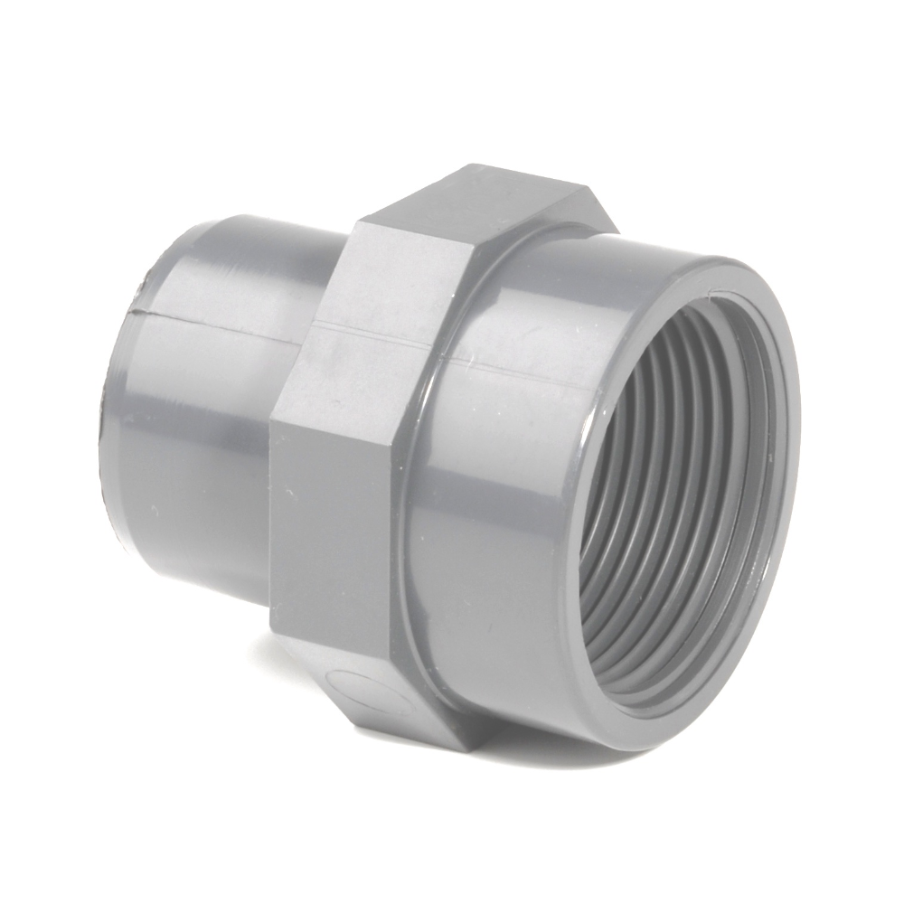 ABS Adaptor Plain Male Spigot-BSP Female Adaptor Inch Fitting | Plastock