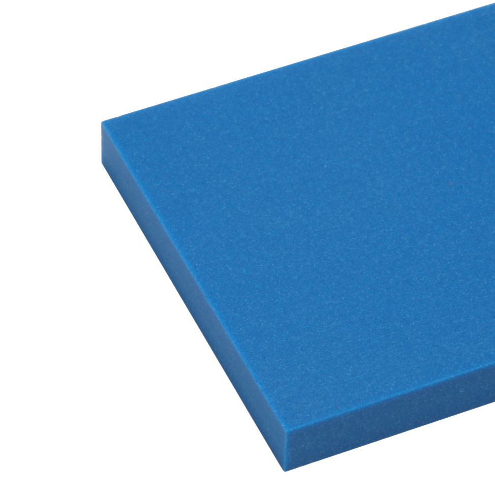 PE500 (HMWPE) Pressed and Planed Blue Sheet | Plastock