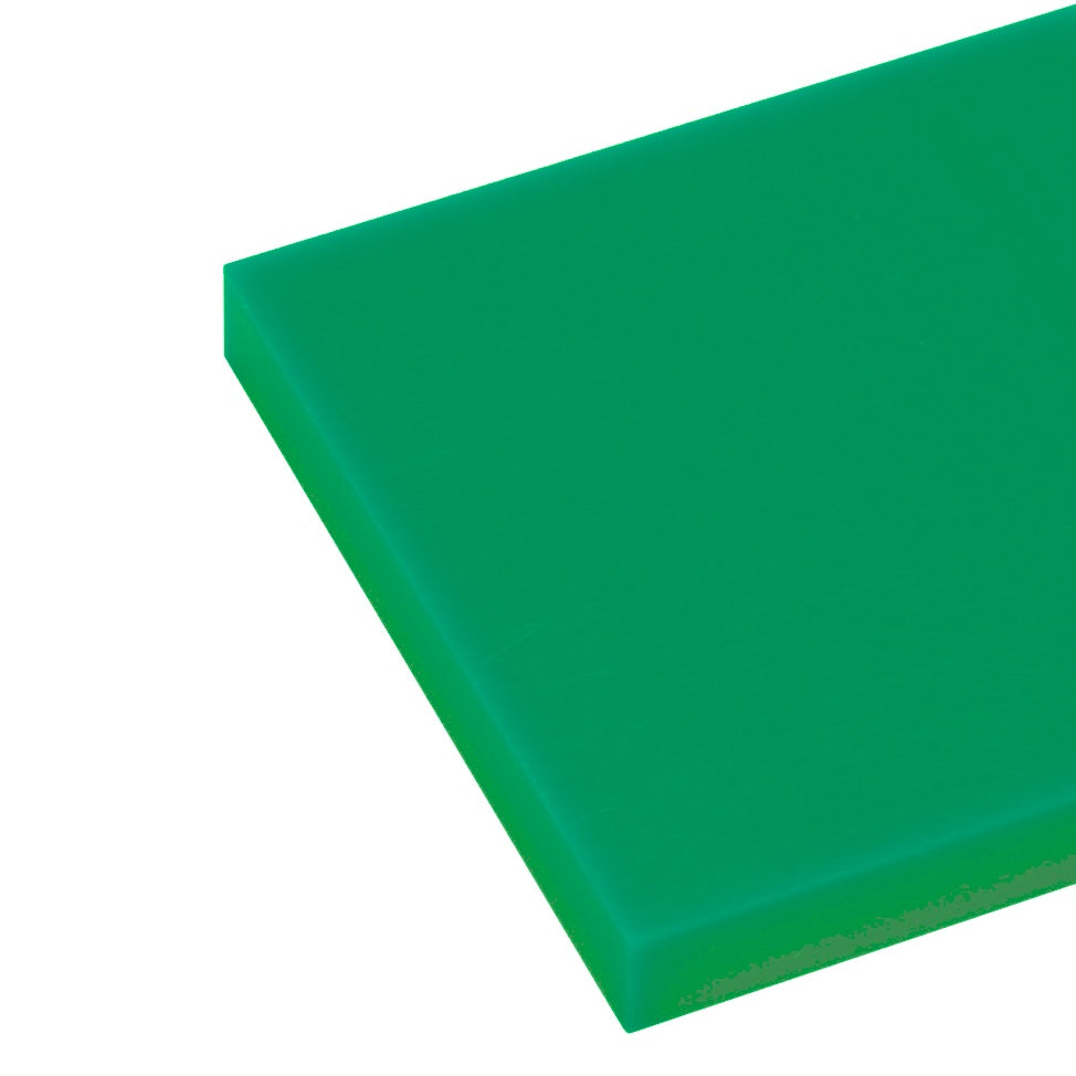 PE500 (HMWPE) Pressed and Planed Green Sheet | Plastock