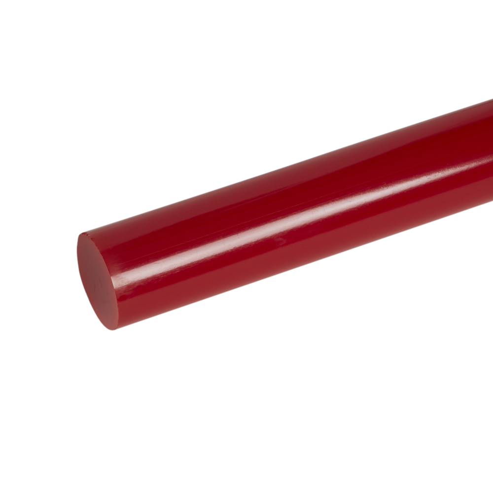 Acrylic Extruded Red 2157 Rod | Plastock