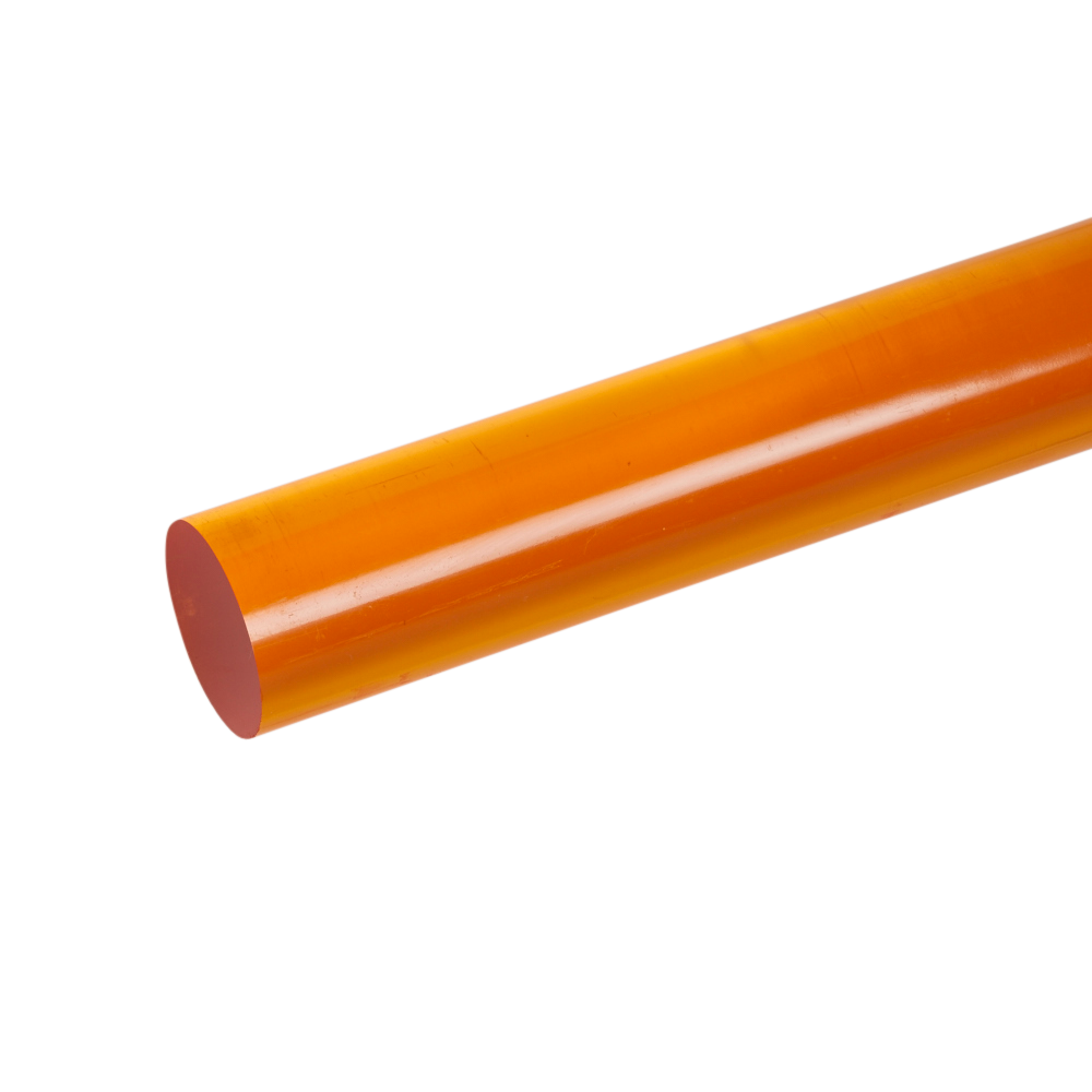 Acrylic Extruded Amber 2422 Rod | Plastock