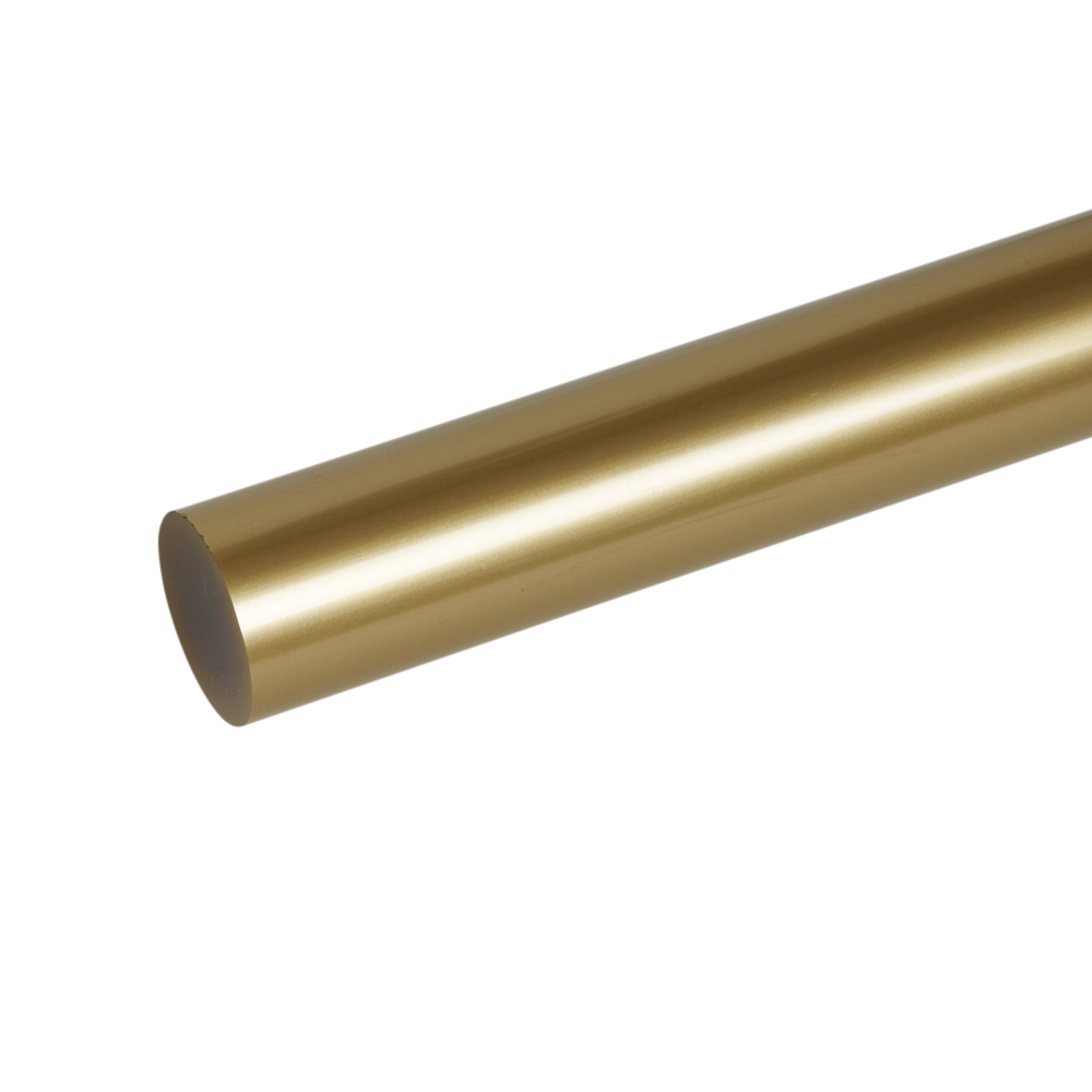 Acrylic Extruded Gold 7001 Rod | Plastock