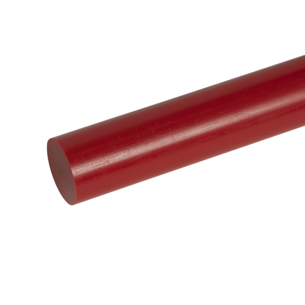 UPVC Extruded Red Rod | Plastock