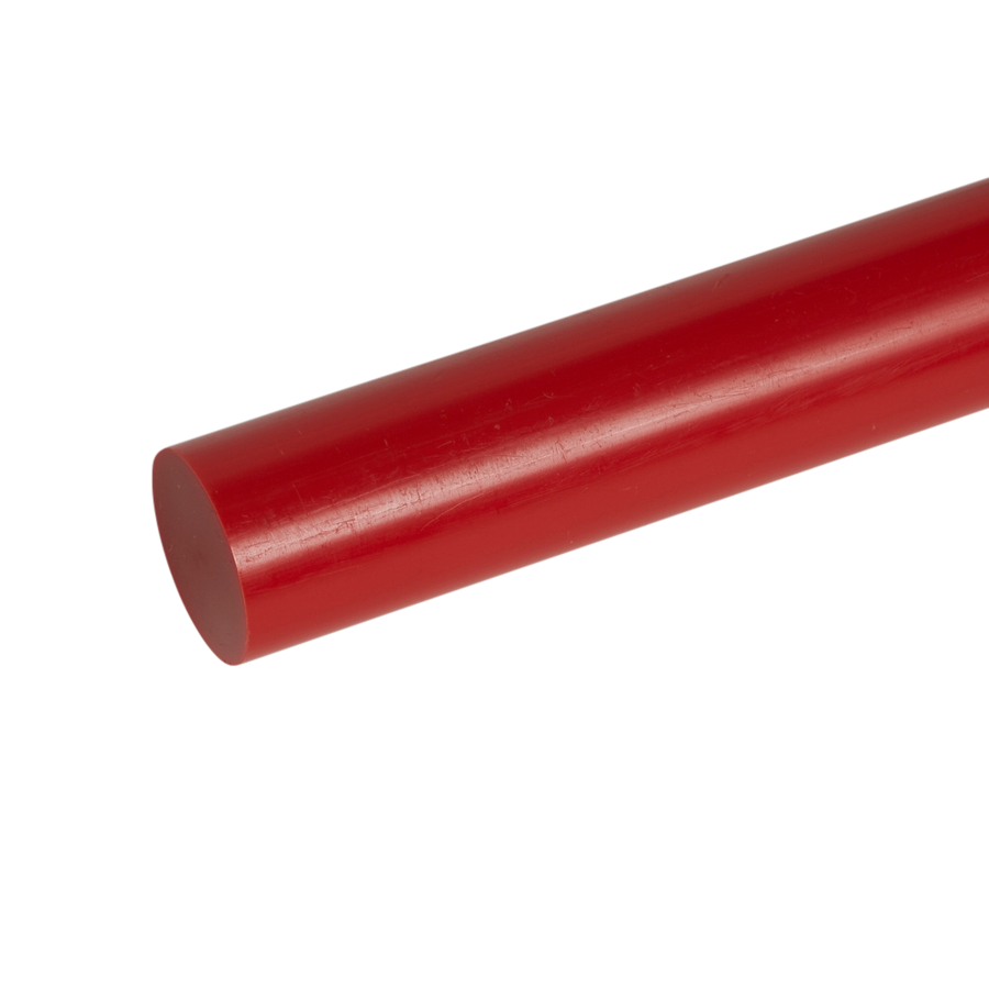 UPVC Extruded Red Rod Plastock