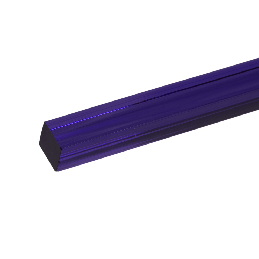 Acrylic Extruded Purple 1918 Square Bar | Plastock