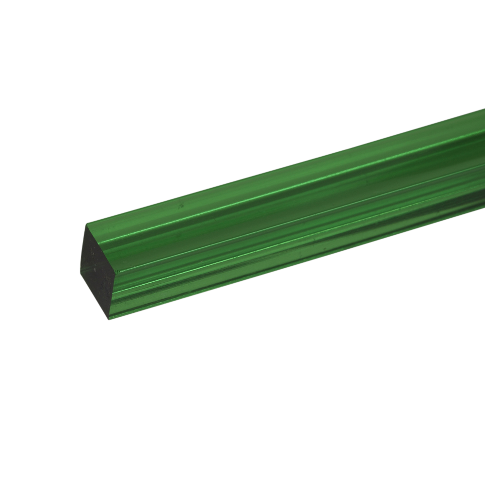 Acrylic Extruded Green 2092 Square Bar | Plastock