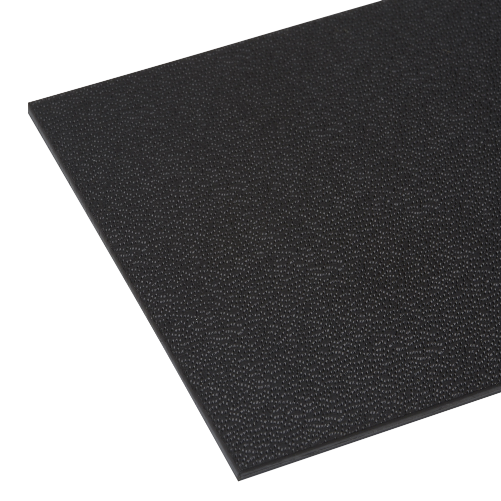 ABS Regen Pinseal Black Sheet | Plastock