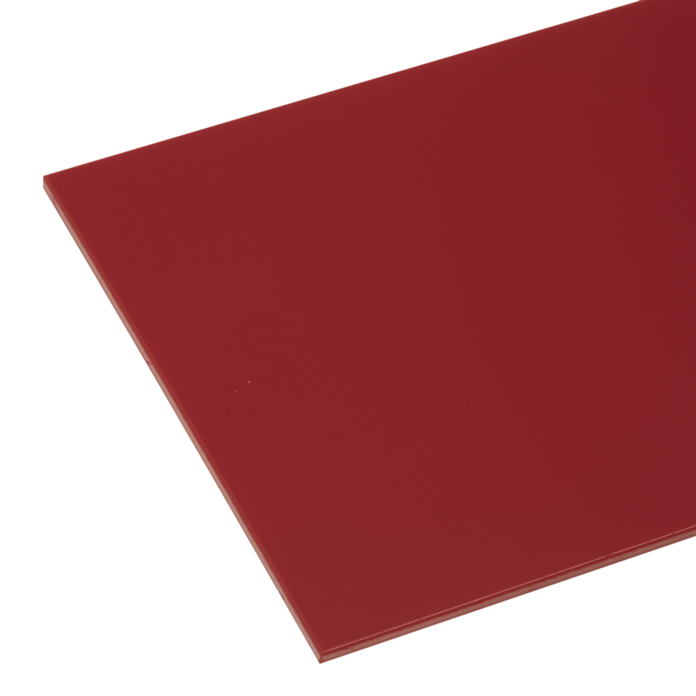 HIPS Gloss-Matt Red Sheet | Plastock