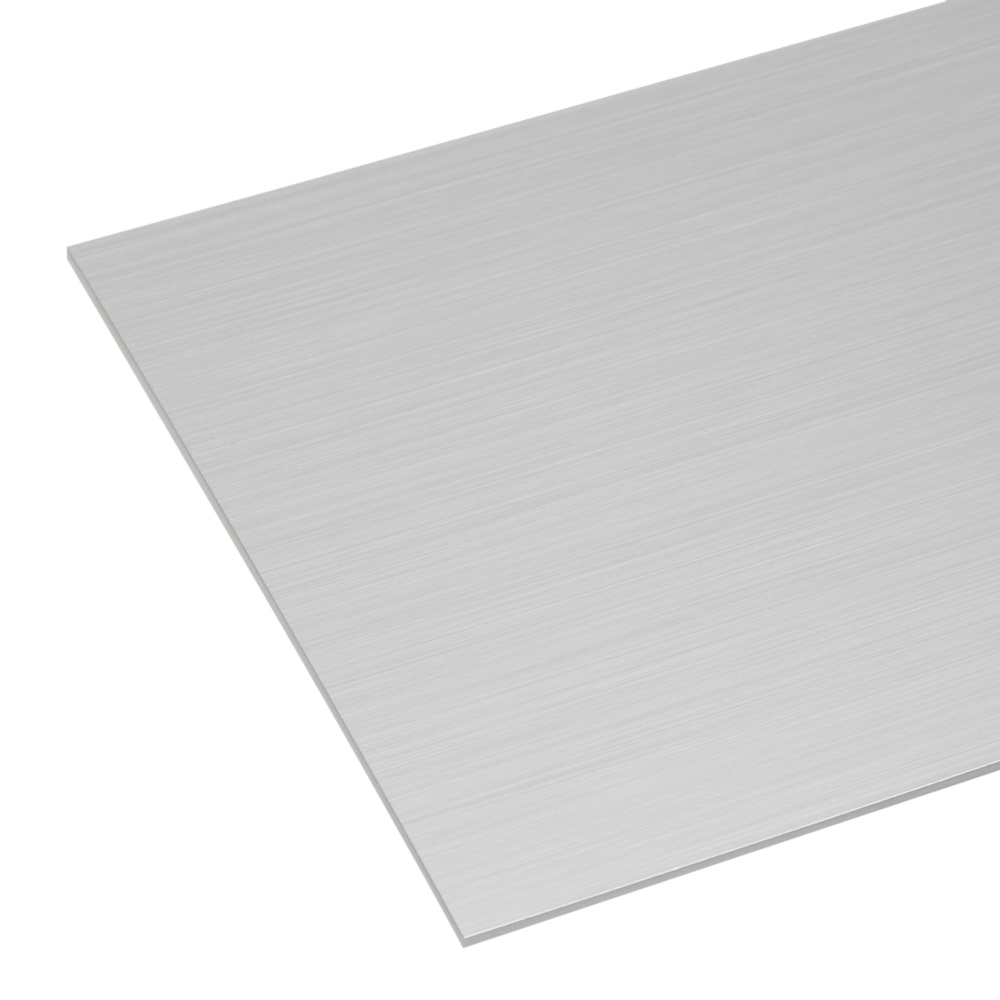 HIPS Brushed Silver Sheet | Plastock