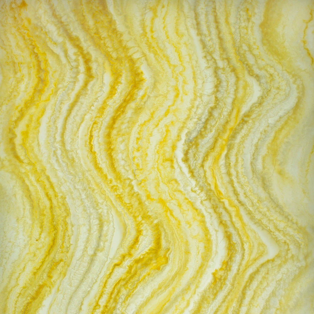 Faux Translucent Stone Waves White And Yellow | Plastock