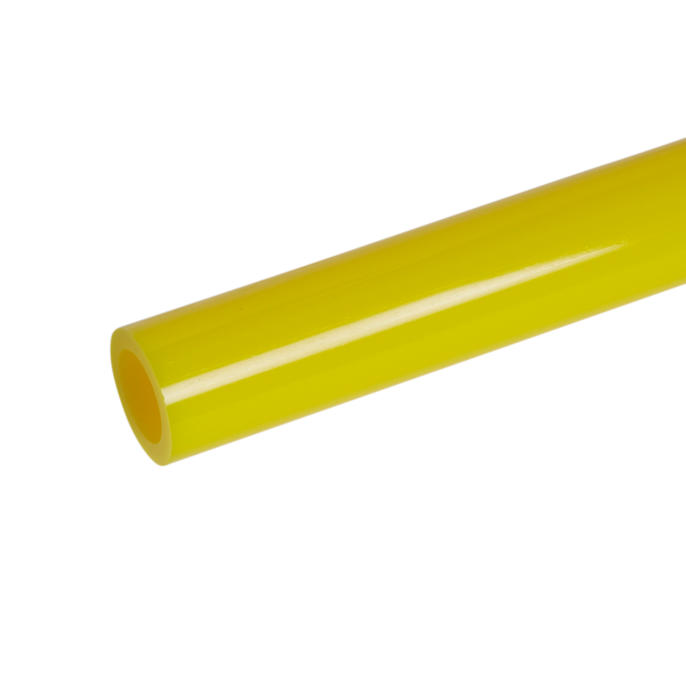 Acrylic Extruded Yellow 2037 Tube Plastock