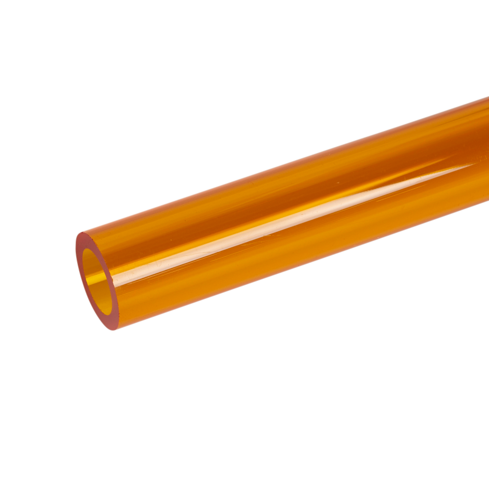 Acrylic Extruded Amber 2422 Tube | Plastock
